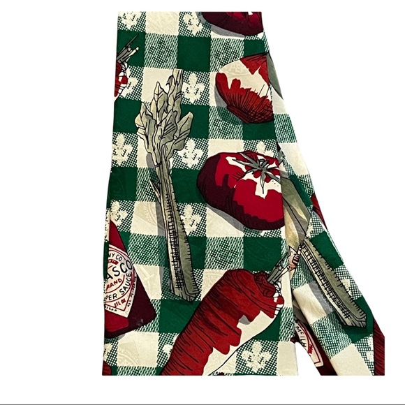 Tabasco Mens Silk Tie - Picture 4 of 4
